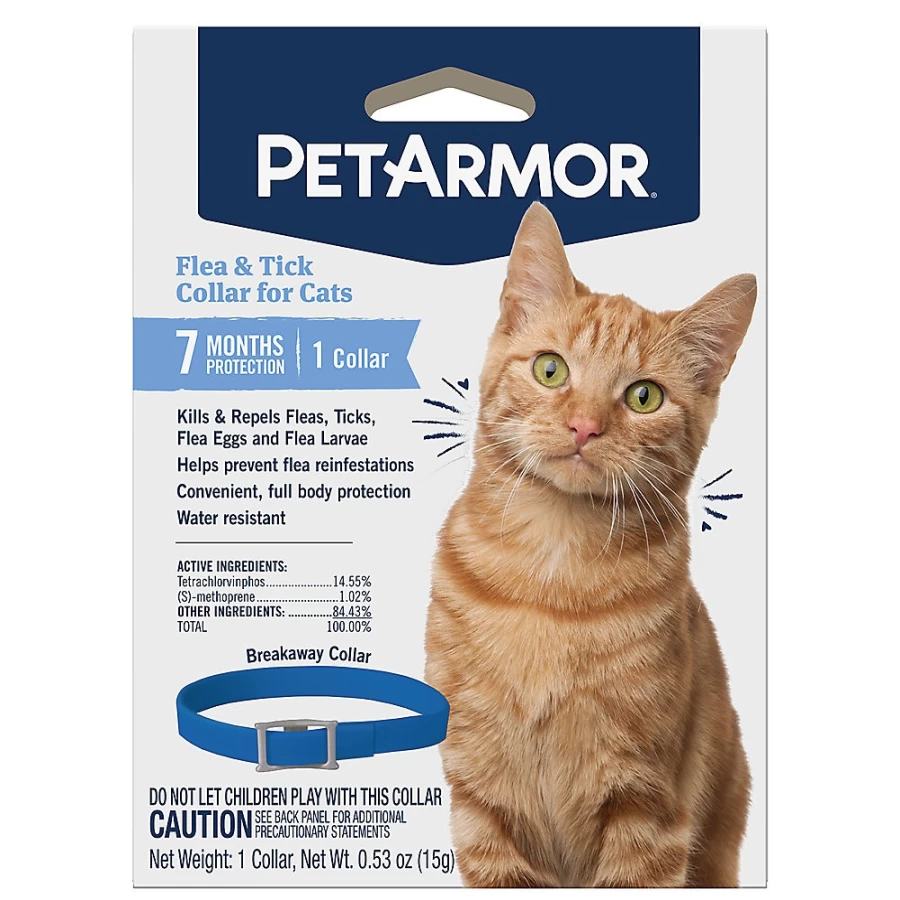 PetSmart Fipronil Flea & Tick Collar for Cats – Effective Pest Protection by PetArmor