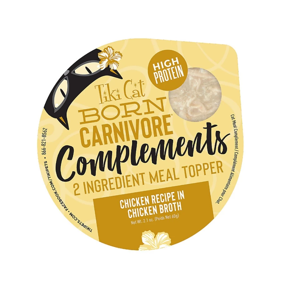 PetSmart Tiki Cat Complements Grain-Free Non-GMO Cat Food Topper for Enhanced Nutrition