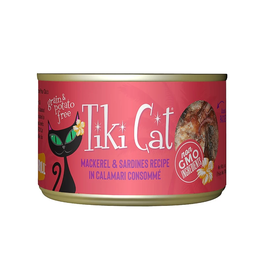 PetSmart Tiki Cat Grain-Free Wet Cat Food - Non-GMO, High Protein, Potato-Free Recipe for Cats
