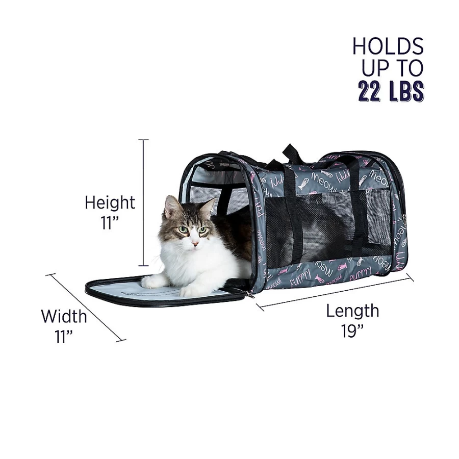 PetSmart Whisker City 19-Inch Soft-Sided Cat & Dog Carrier – Lightweight Travel Pet Carrier