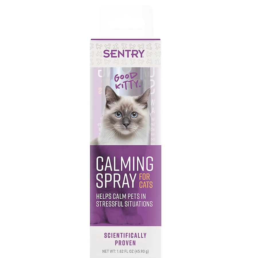 PetSmart Sentry Cat Calming Spray – 1.62 Fl Oz Stress Relief for Cats, Anxiety & Behavior Aid