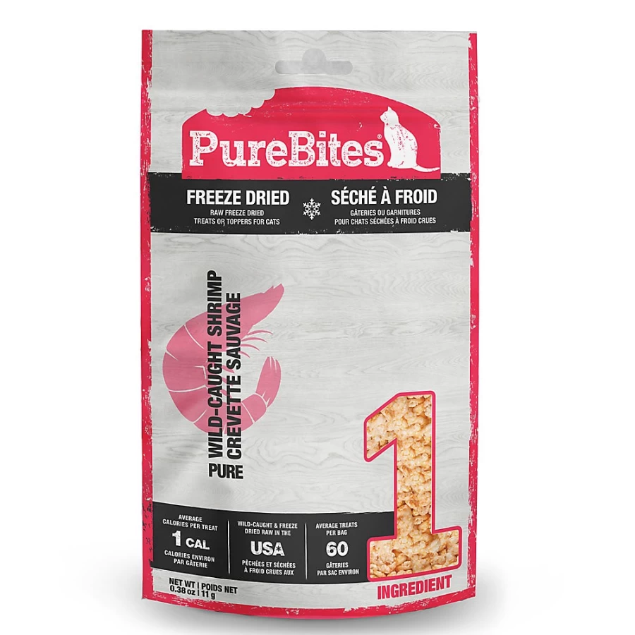 PetSmart Freeze-Dried Shrimp Cat Treats - PureBites Natural & Healthy Snacks for Cats