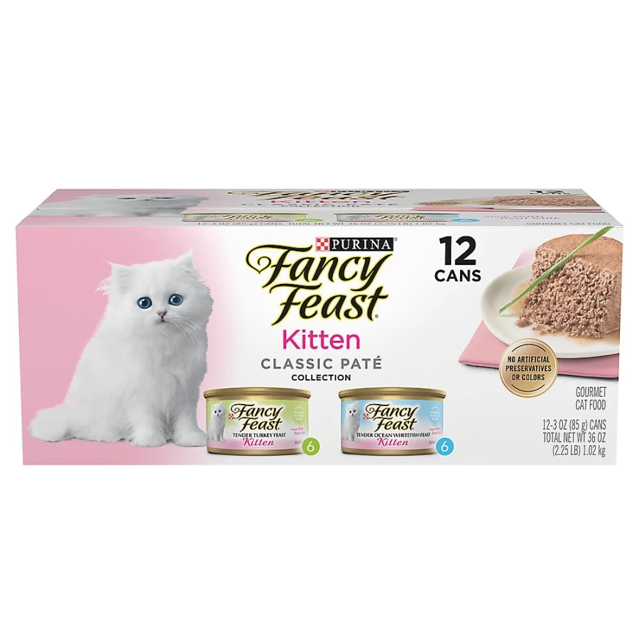 PetSmart Fancy Feast Grain-Free Kitten Wet Food, 2.57 lb. – Premium Nutrition for Young Cats