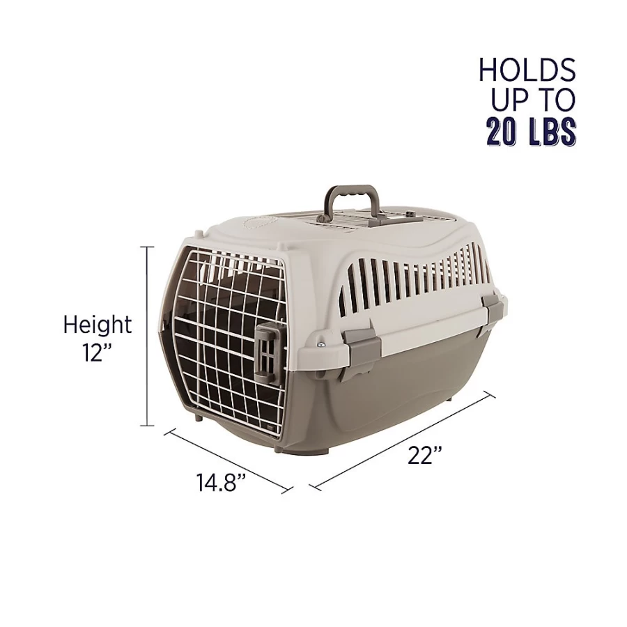 PetSmart Whisker City Portable Top Load Kennel with Two Doors for Easy Access
