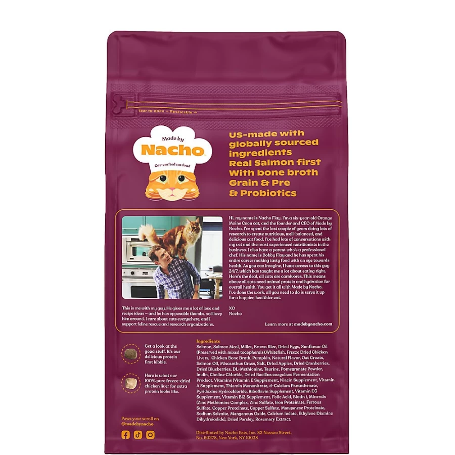PetSmart High Protein Natural Cat Food with Salmon, Whitefish & Pumpkin - Made by Nachotrade