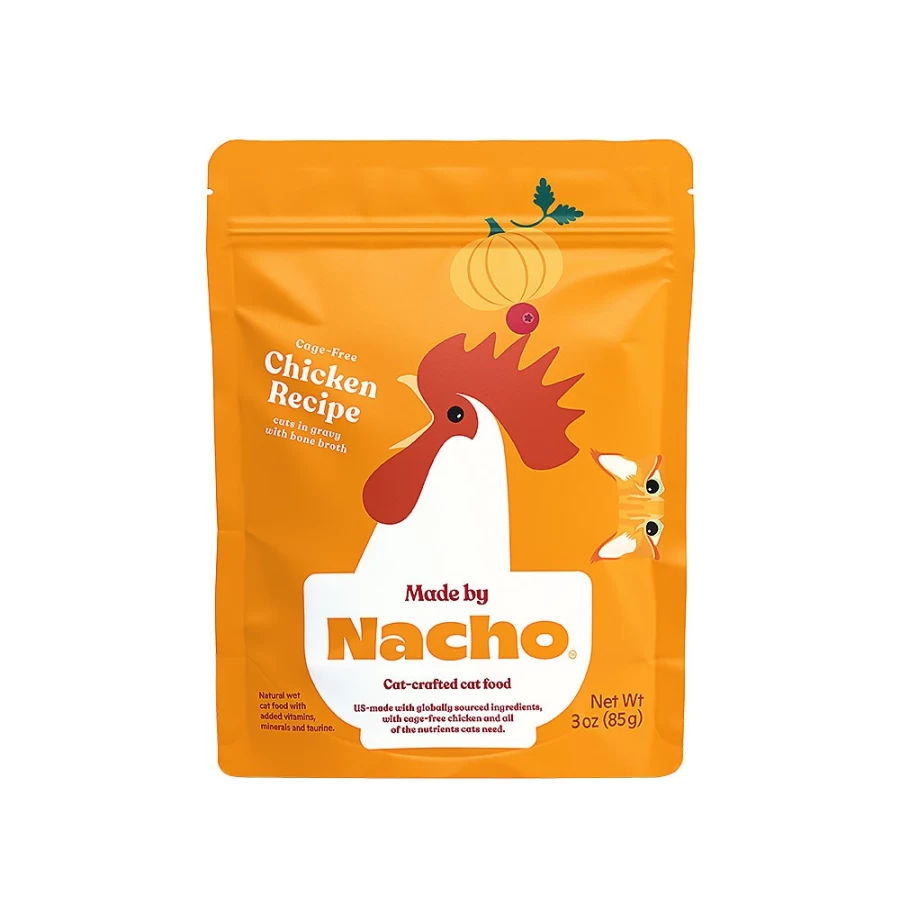 PetSmart Chicken Cuts in Gravy with Bone Broth Cat Food 3oz - Made by Nachotrade, High Protein Wet Cat Food for Adult Cats