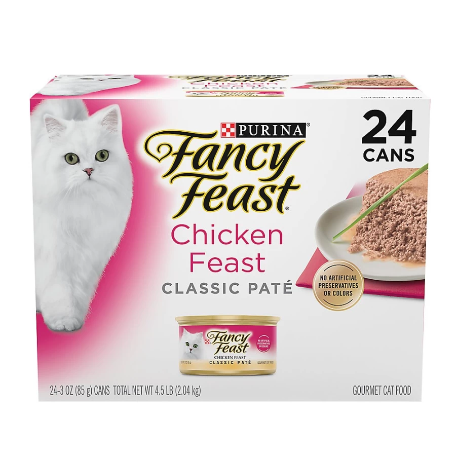 PetSmart Fancy Feast Grain-Free Wet Cat Food for All Life Stages - 5.53 lb. Case