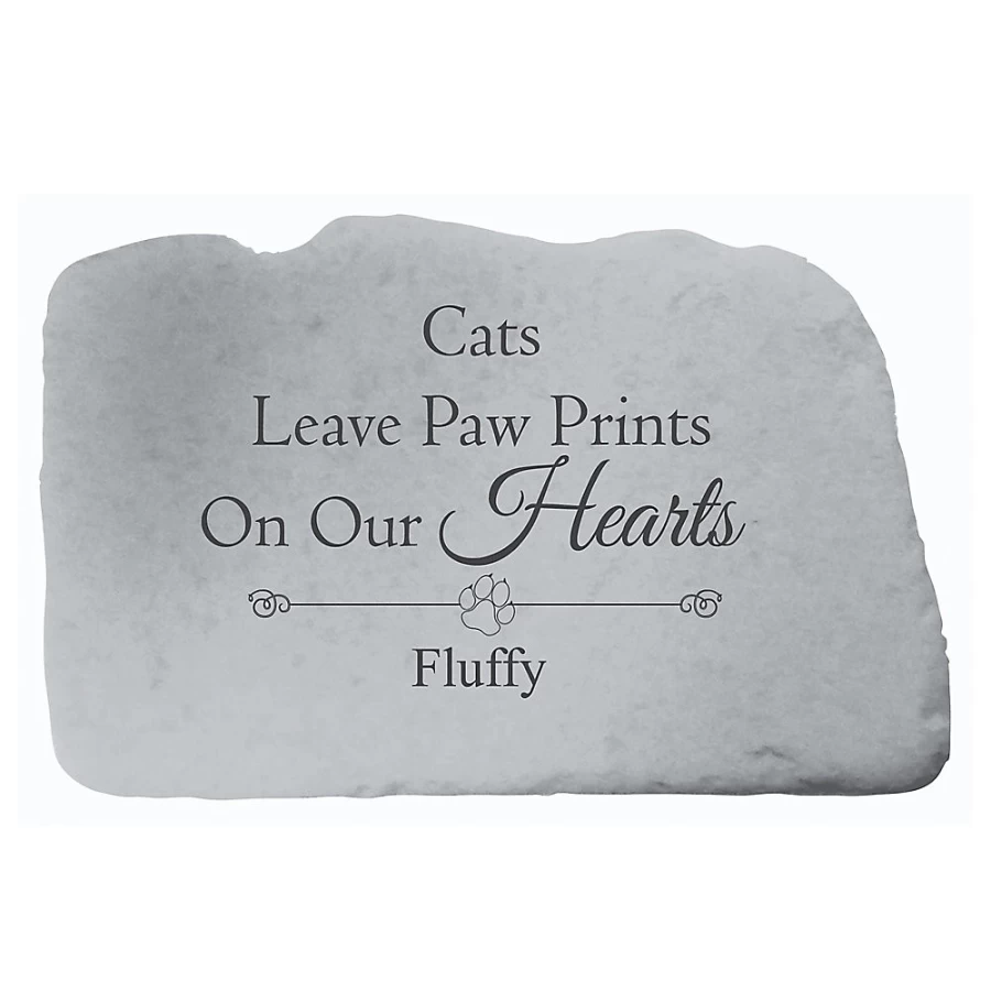 "Personalized Kay Berry Cats Memorial Stone - Custom Paw Prints Pet Grave Marker by PetSmart"