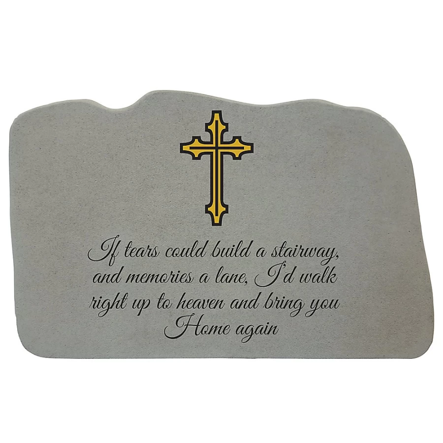 "Personalized Pet Memorial Stone - Kay Berry 'If Tears Could Build A Stairway' Custom Engraved Grave Marker by PetSmart"