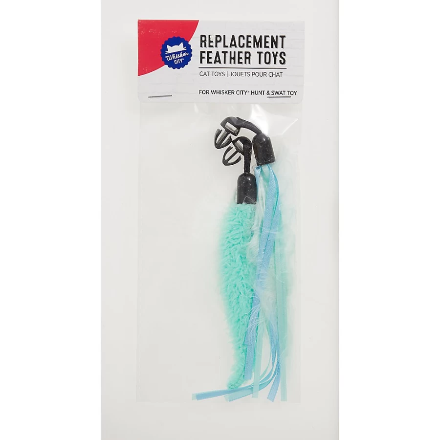 PetSmart Whisker City Automatic Rolling Cat Toy with Feather - 2 Pack Interactive Electric Toys for Cats