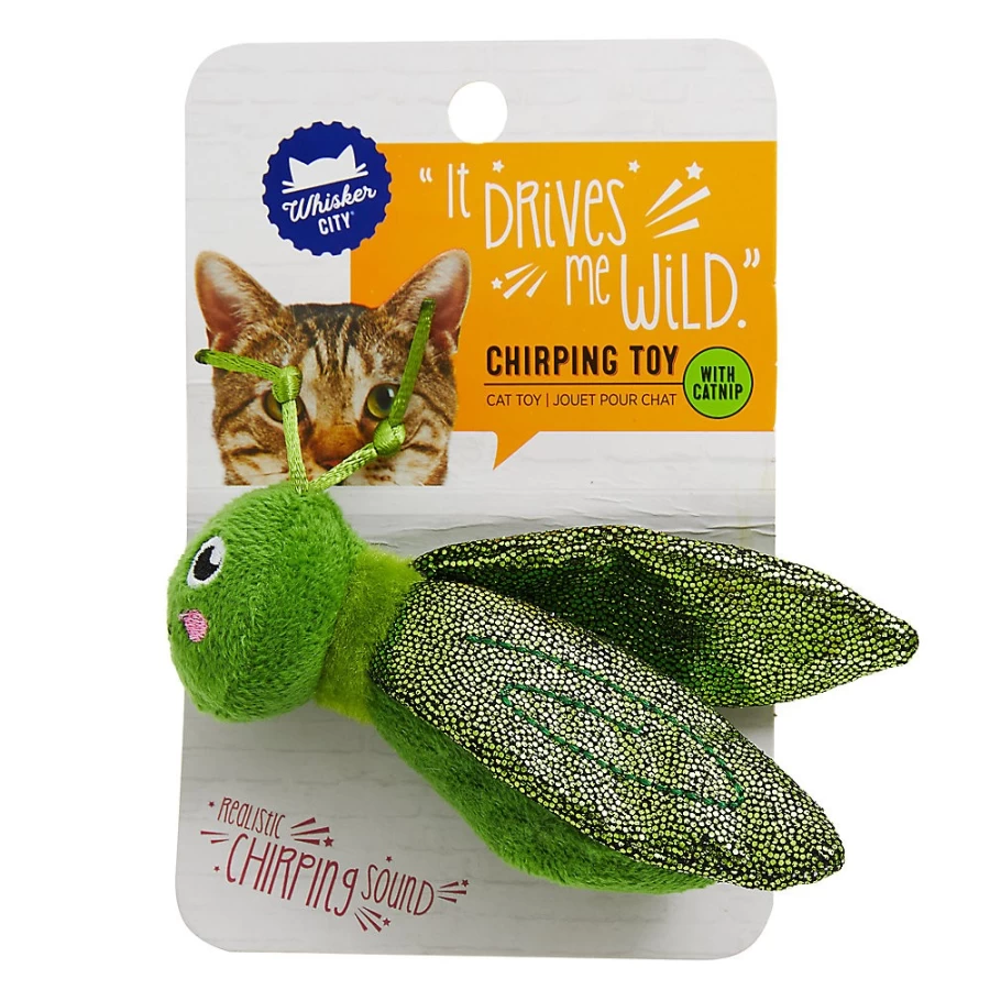 PetSmart Whisker City Cat Toy with Catnip & Cricket Sound - Interactive Play for Cats