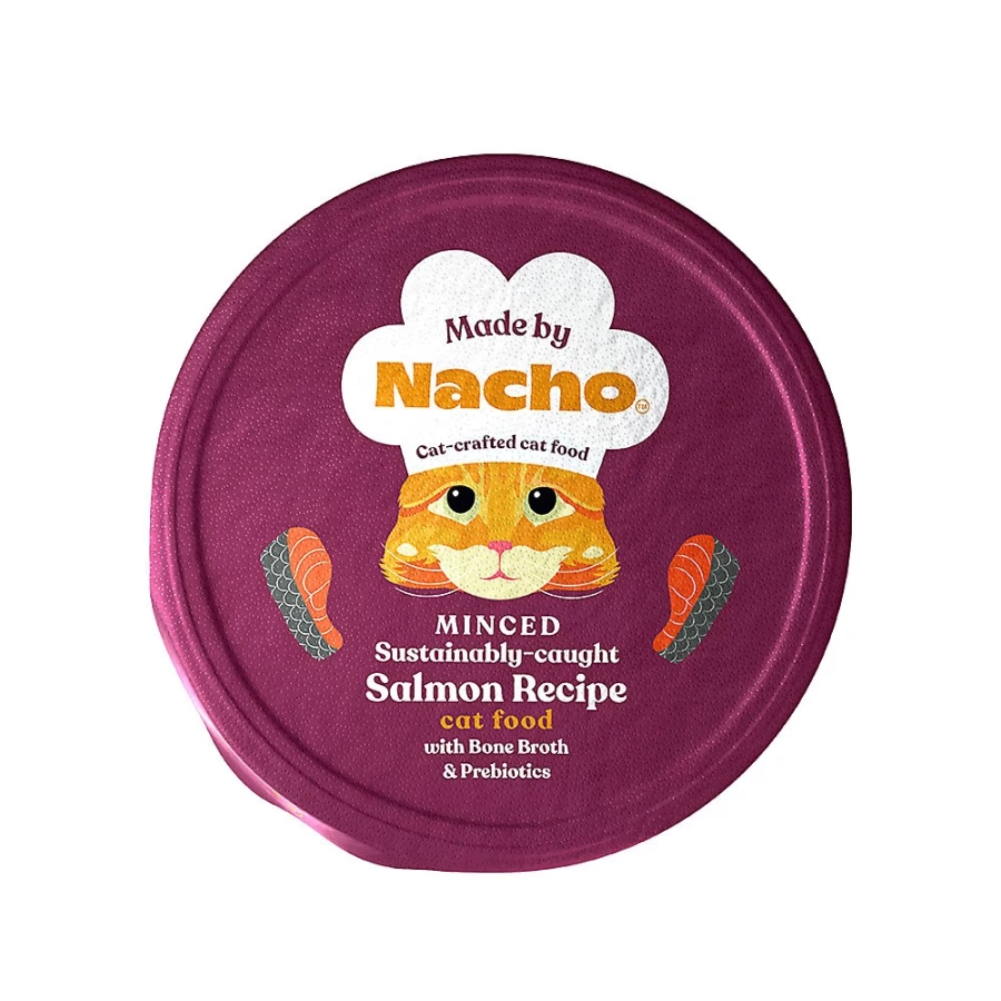 PetSmart Sustainably Caught Minced Wet Cat Food with Bone Broth & Prebiotics, 2.5oz - Salmon Recipe