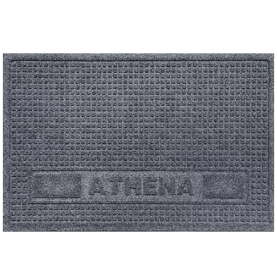 "PetSmart Personalized Bungalow Flooring WaterHog Mat - Non-Slip Dog & Cat Bowl Placemat"