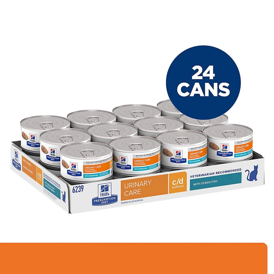 Hill's Prescription Diet c/d Urinary Care Ocean Fish Wet Cat Food for Urinary Health - PetSmart