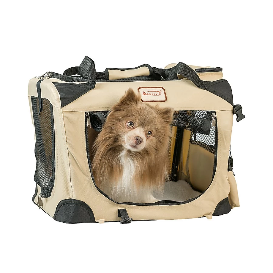 PetSmart Foldable Dog & Cat Crate - Portable, Collapsible Pet Carrier for Travel