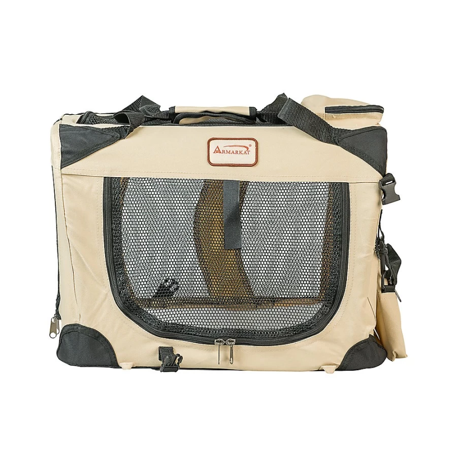 PetSmart Foldable Dog & Cat Crate - Portable, Collapsible Pet Carrier for Travel