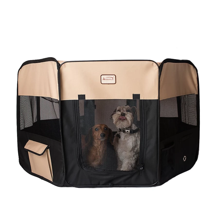 PetSmart Foldable Portable Pet Playpen & Carrier Bag for Dogs and Cats - 49" x 49" x 26" Indoor & Outdoor Use
