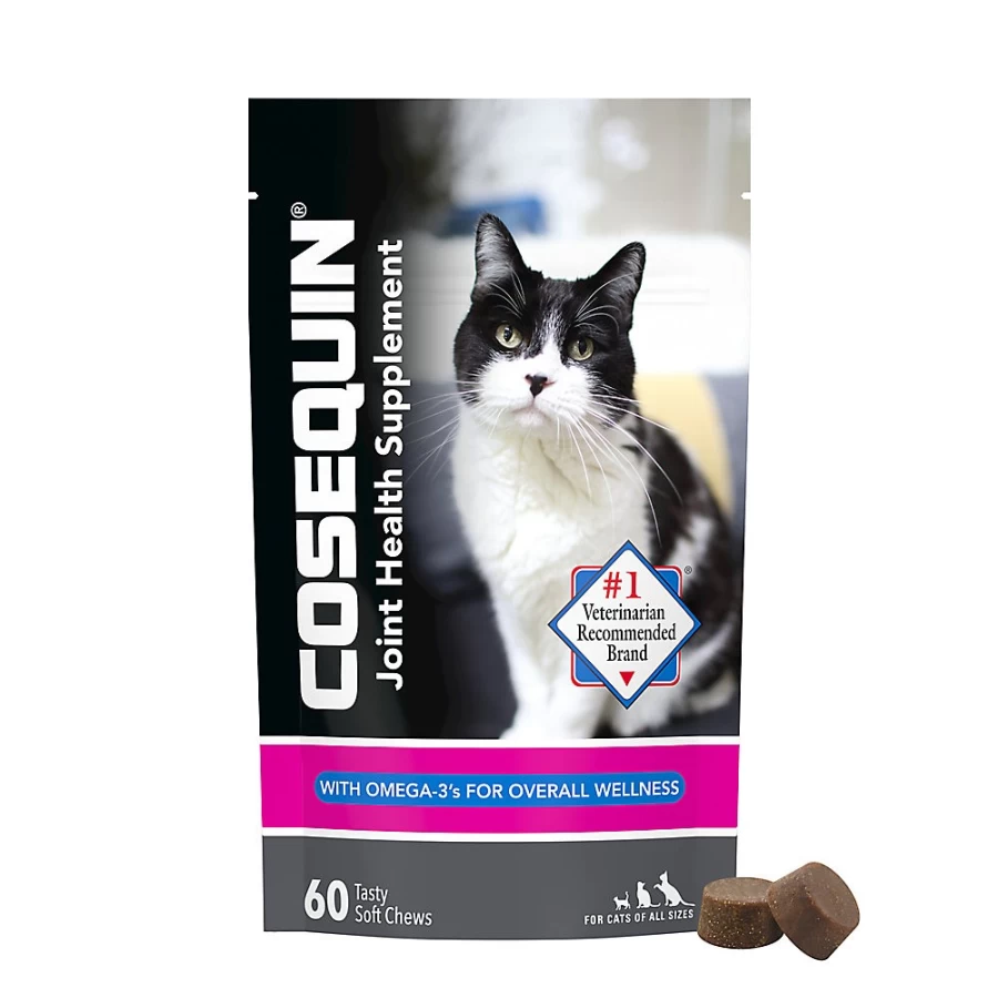 PetSmart Nutramax Cosequin Joint Health Soft Chews for Cats - Tasty Supplement for Mobility & Comfort