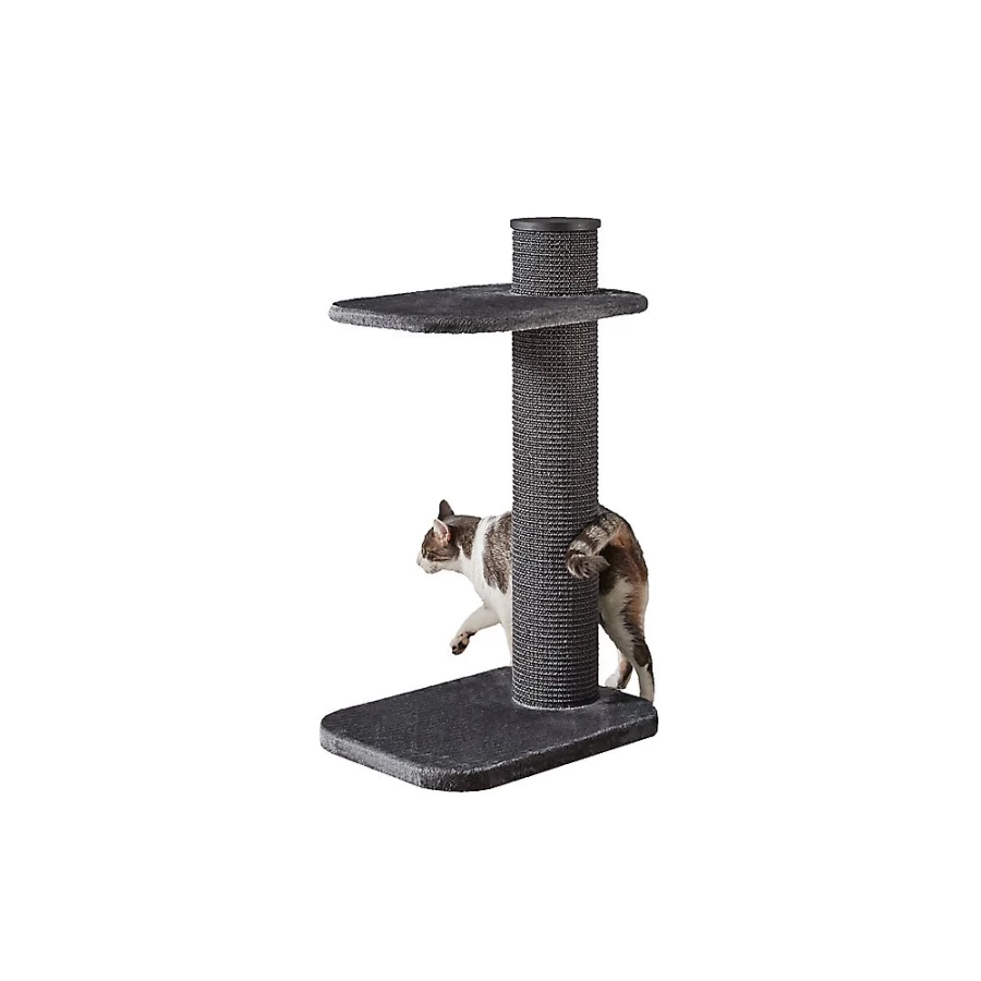 PetSmart 38-inch Two By Two City Cat Deluxe Faux Fur Cat Tree for Indoor Cats