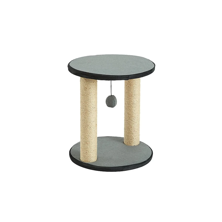 PetSmart Two By Two Cedar Cat Scratching Post - 16.9-Inch Jute Fiber, Grey for Indoor Cats