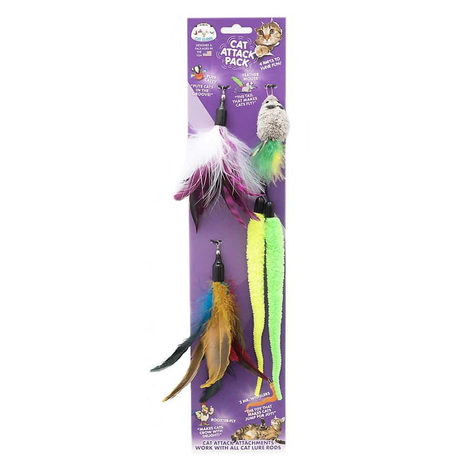"PetSmart Cat Attack Pack - Interactive Cat Lures Toy for Playful Kittens"