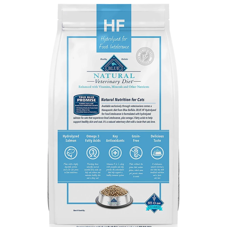 PetSmart Blue Buffalo Veterinary Diet HF Hydrolyzed Salmon Dry Cat Food for Adults