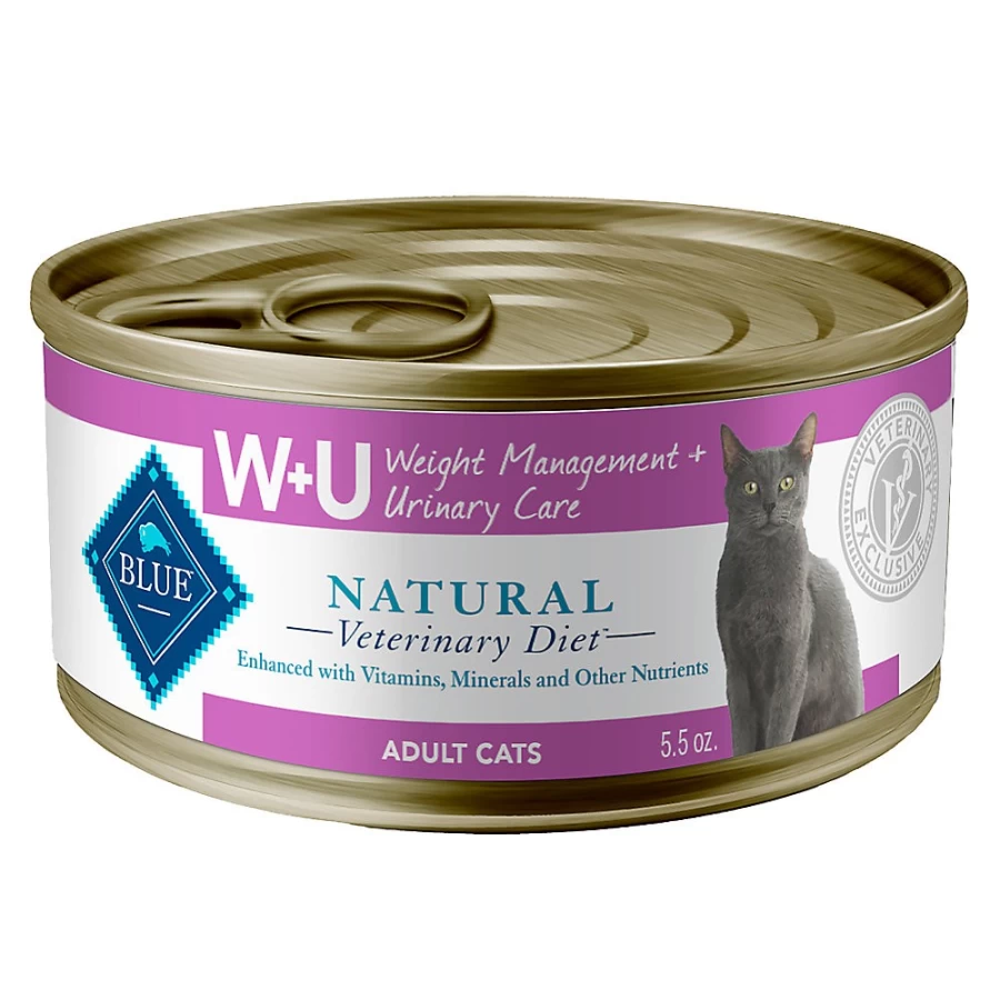 PetSmart Blue Buffalo Veterinary Diet W+U Adult Wet Cat Food - Natural Chicken Recipe for Urinary Health