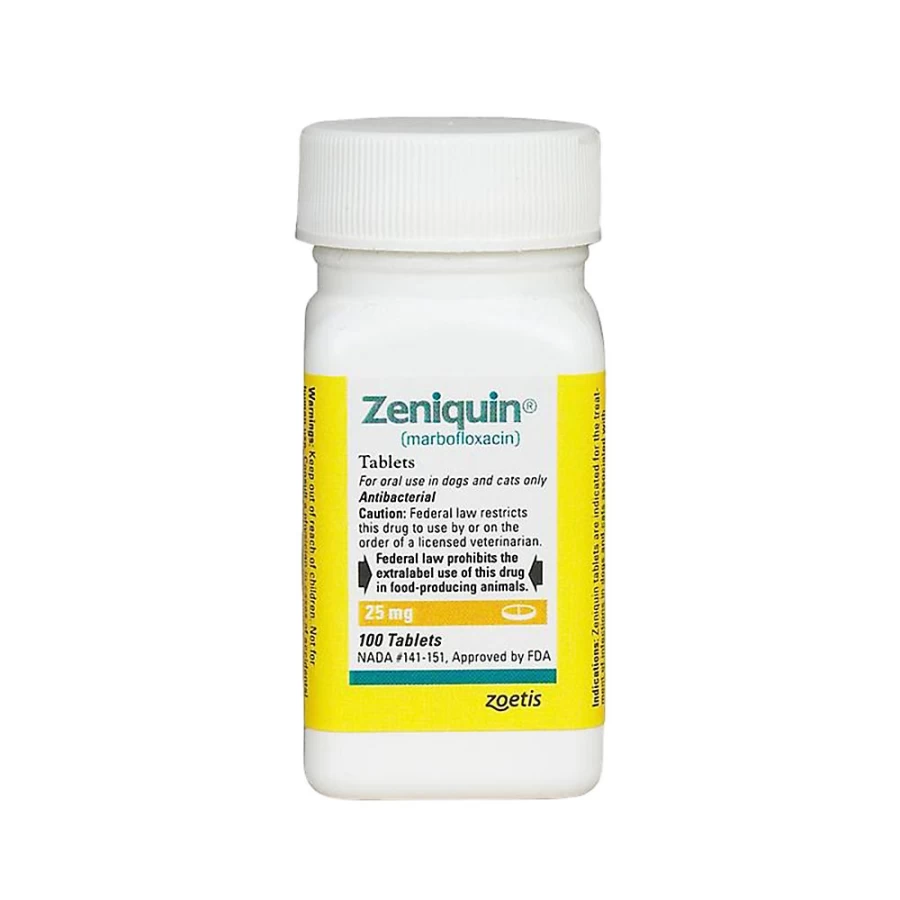 PetSmart Zeniquin Marbofloxacin Antibiotic Tablet for Dogs & Cats - 25mg, 50mg, 100mg, 200mg Dosage Options
