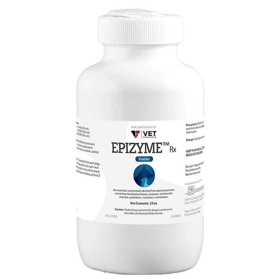 PetSmart EPIZYME Digestive Powder for Dogs & Cats - 8oz & 12oz Options for Pet Health