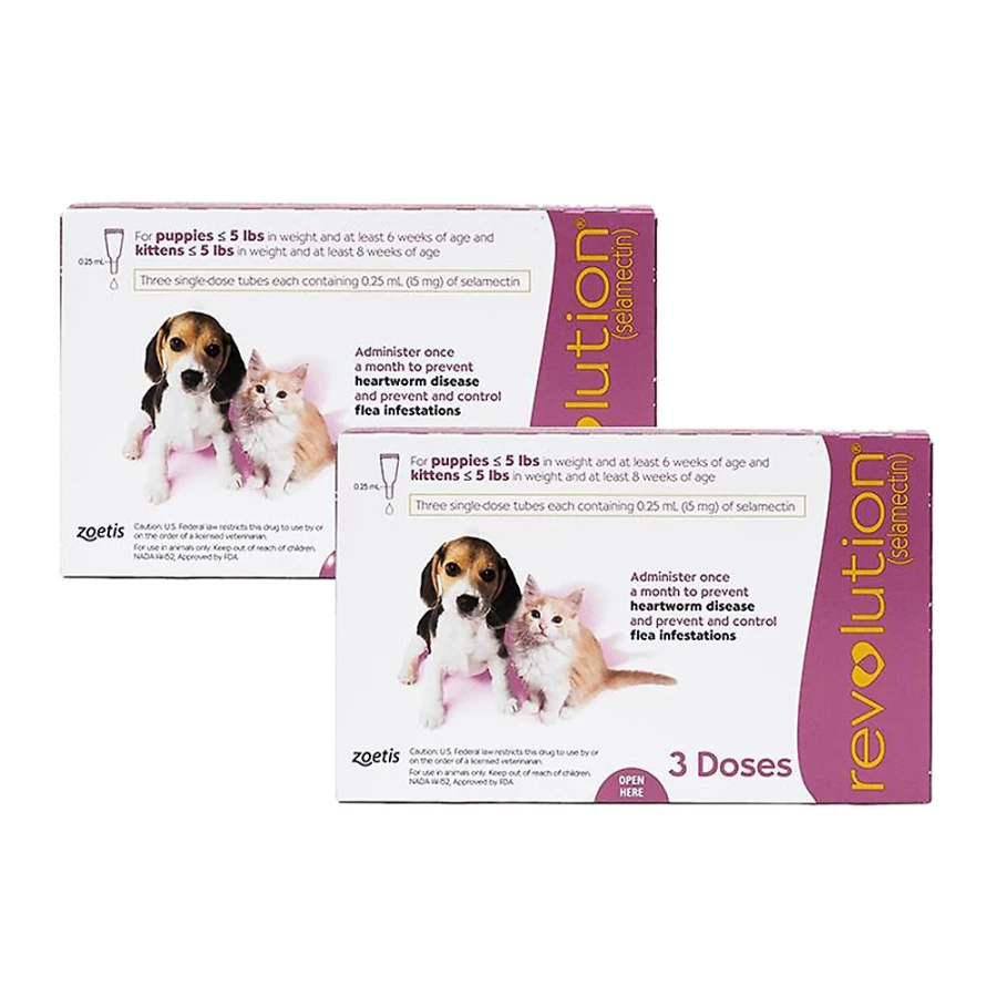PetSmart Revolution Topical Treatment for Puppies & Kittens Under 5 lbs - Pink Formula
