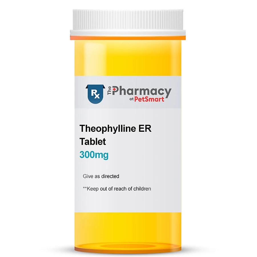 PetSmart Theophylline ER Extended-Release Tablets 300mg & 400mg Dosages - Single Unit Dose