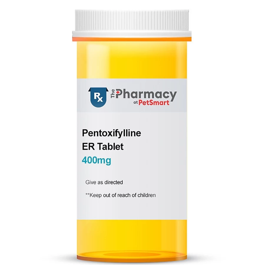 PetSmart Pentoxifylline 400 mg Extended-Release Tablet - Single Dose for Optimal Efficacy