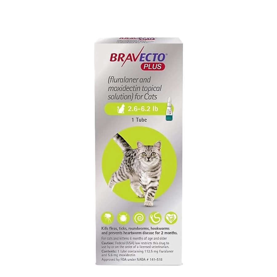 "PetSmart Bravecto Plus Topical Solution for Cats – Flea & Tick Treatment"