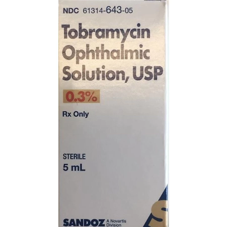 PetSmart Tobramycin 0.3% Eye Drops for Dogs & Cats | 5ml Ophthalmic Solution for Eye Infections