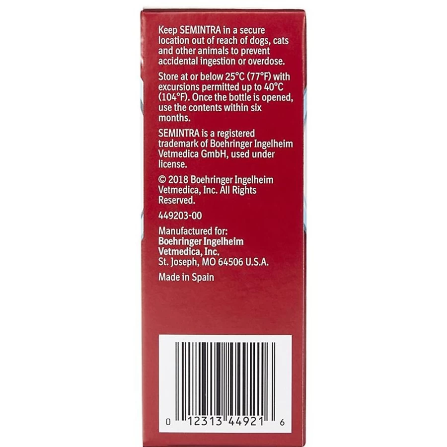 PetSmart Semintra 10 mg/ml Oral Solution for Cats - 35 ml Vet-Approved Feline Medication