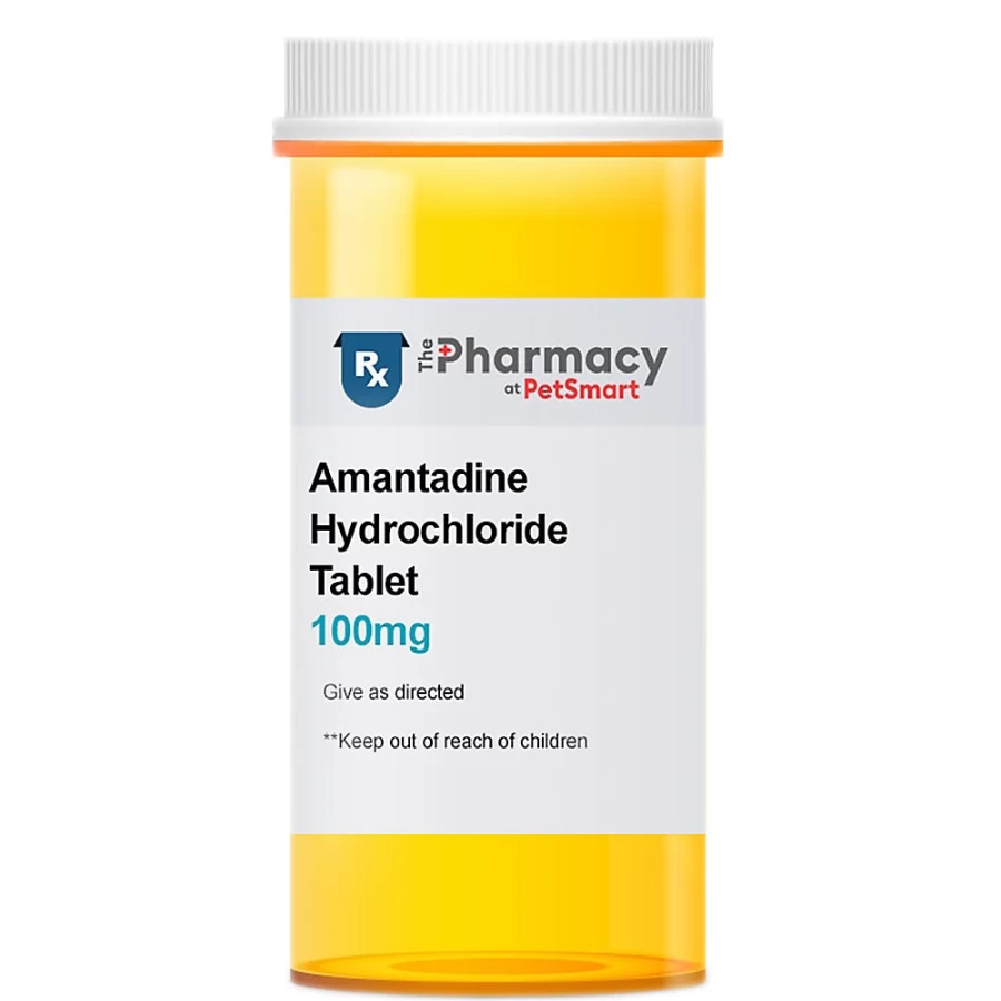 PetSmart Amantadine Hydrochloride 100mg Tablet - Antiviral Medication for Pets