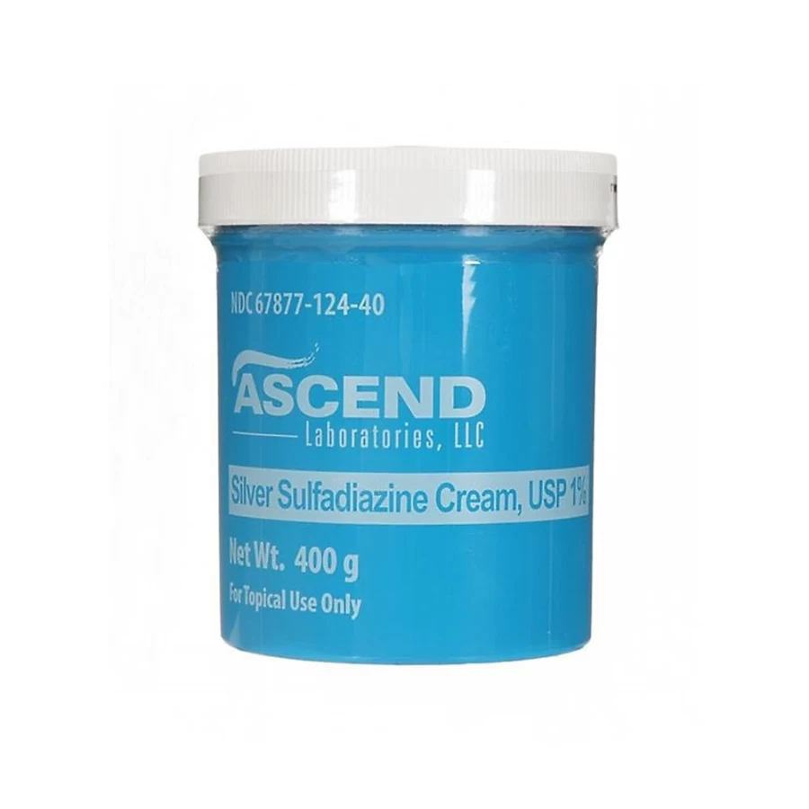 PetSmart Silver Sulfadiazine 1% Wound Care Cream – 400 gm Tube for Burns & Skin Infections