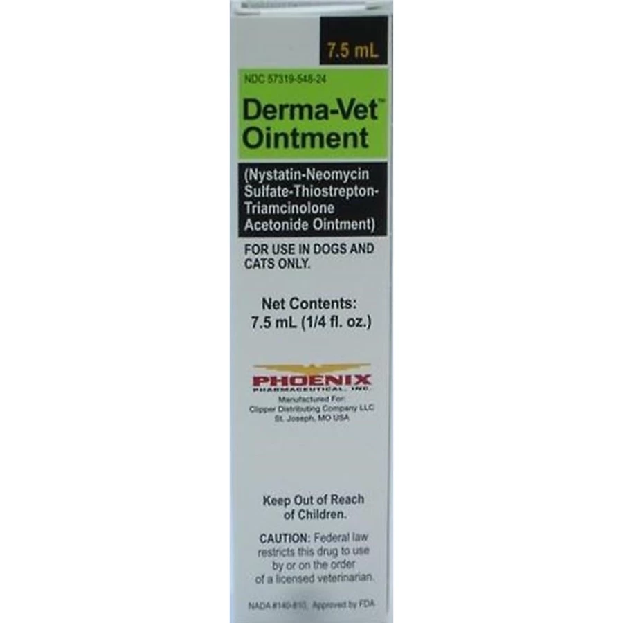 PetSmart Derma-Vet Ointment (Dermalone) - Veterinary Skin Care for Dogs & Cats