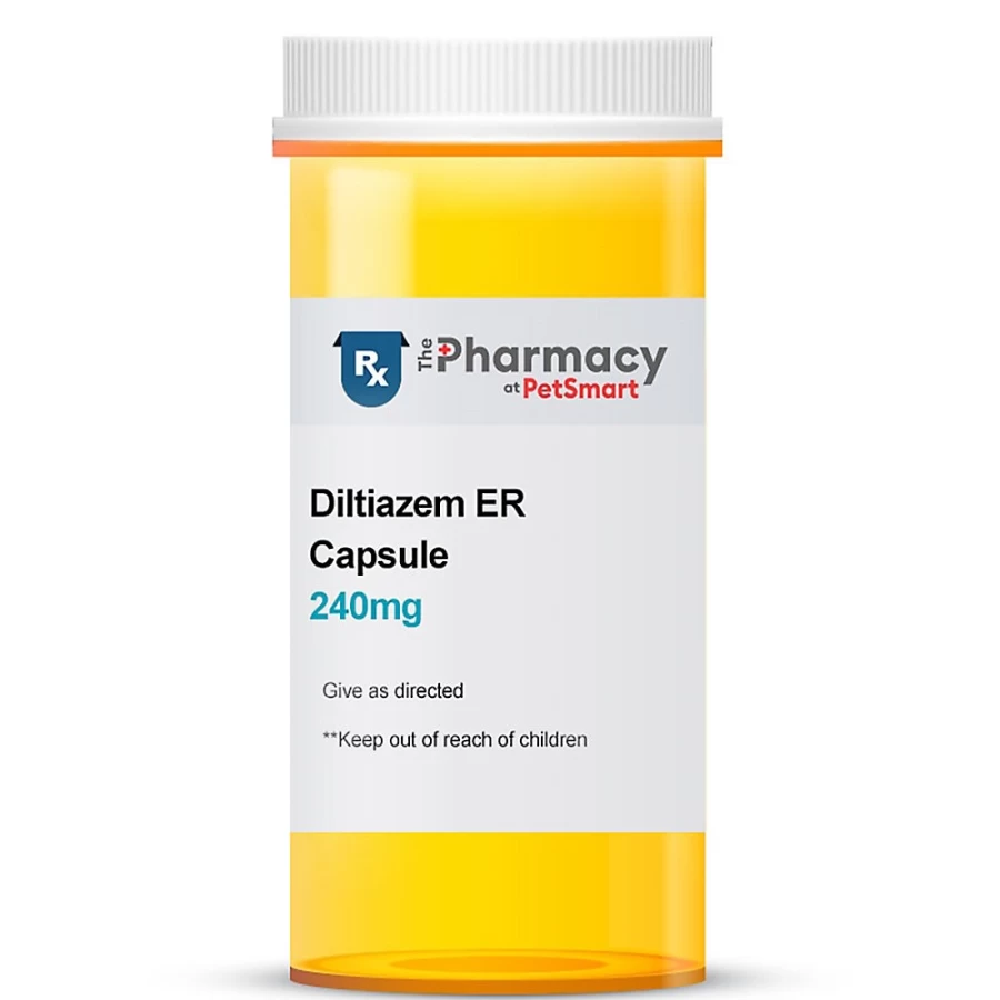 PetSmart Diltiazem ER Extended-Release Capsules 120mg & 240mg Dosage - Single Dose Cardiac Medication