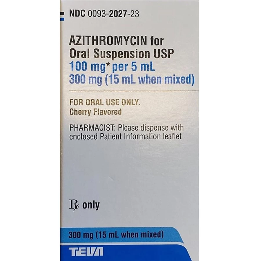 PetSmart Azithromycin Oral Suspension 100mg/5ml - 15ml Antibiotic Treatment for Pets