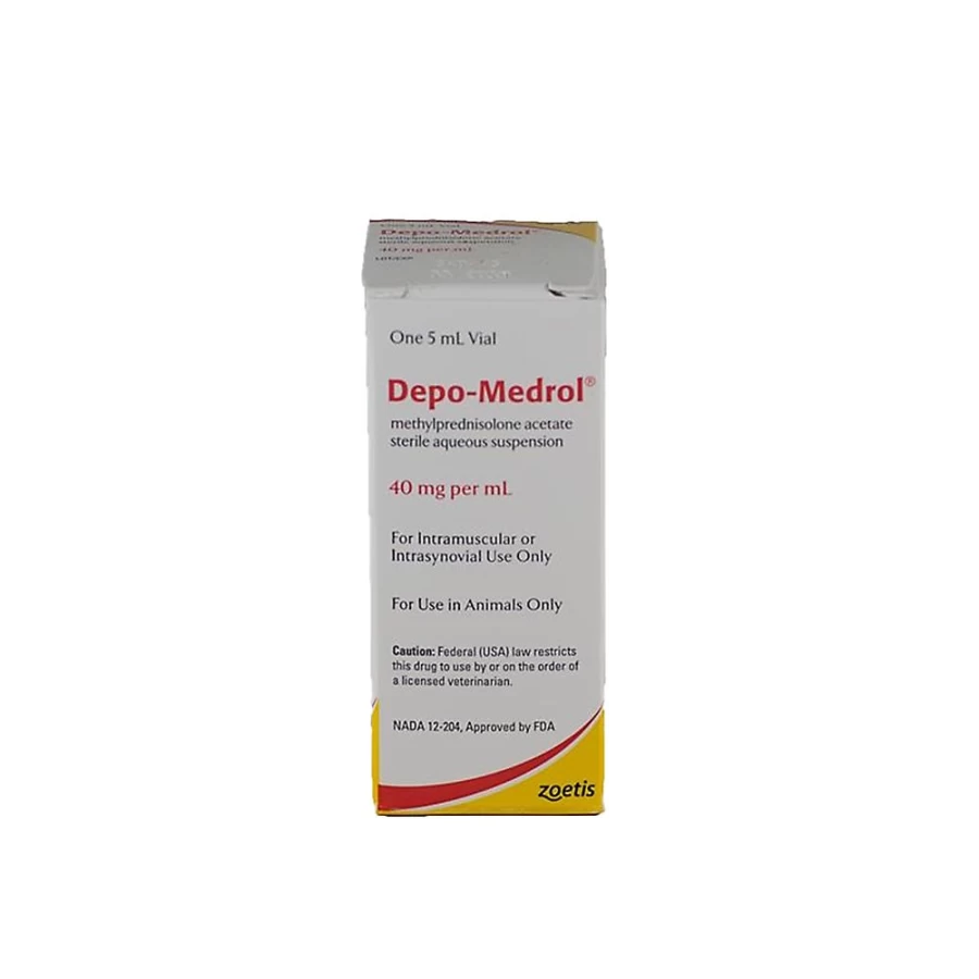 PetSmart Depo-Medrol 40mg/ml Sterile Solution for Dogs & Cats - 5ml Vial