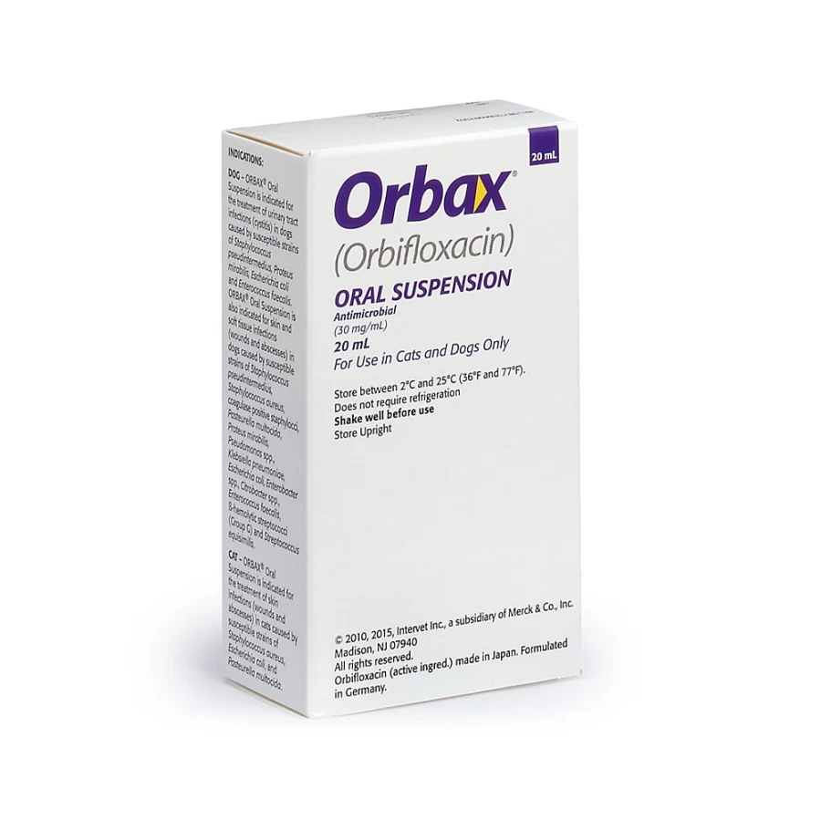 PetSmart Orbax Oral Suspension for Dogs & Cats - 30 mg/ml, 20 ml Antibiotic Treatment