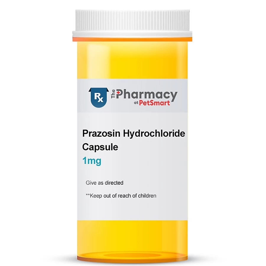 PetSmart Prazosin Hydrochloride Capsules - 1mg, 2mg, 5mg Dosage Options for Blood Pressure Support