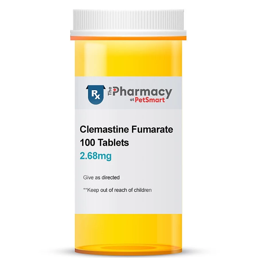PetSmart Clemastine Fumarate 2.68mg Anti-Itch Tablets for Dogs, 100 Count