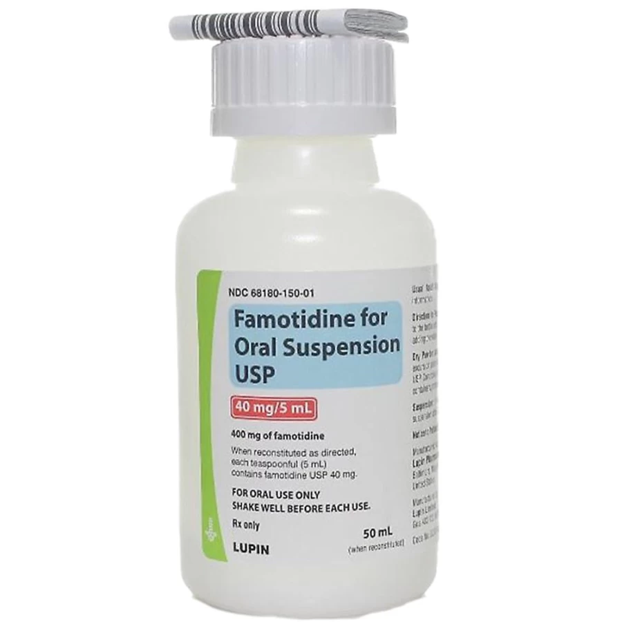 PetSmart Famotidine 40 mg/5 ml Oral Suspension USP, 50 ml for Acid Relief in Dogs & Cats