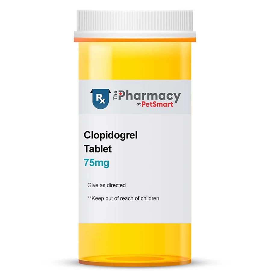 "PetSmart Clopidogrel 75 mg Tablet - Single Dose Antiplatelet Medication"