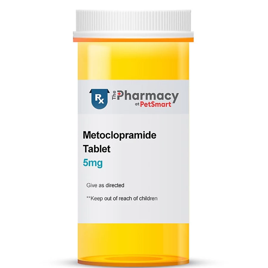 "PetSmart Metoclopramide Single Tablet for Dogs & Cats - 5mg or 10mg Dosage Options"