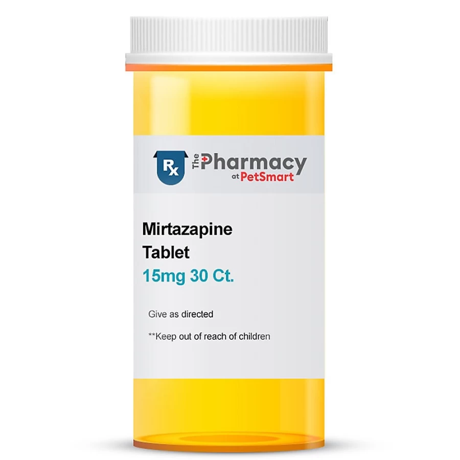 PetSmart Mirtazapine 15 mg Anti-Nausea Tablets for Dogs & Cats - 30 Count