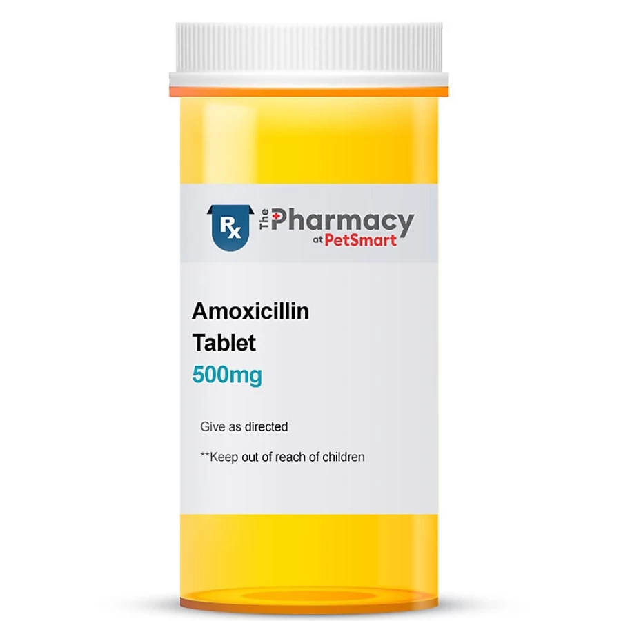 "PetSmart Amoxicillin 500mg Tablet - Single Dose Antibiotic for Pets"