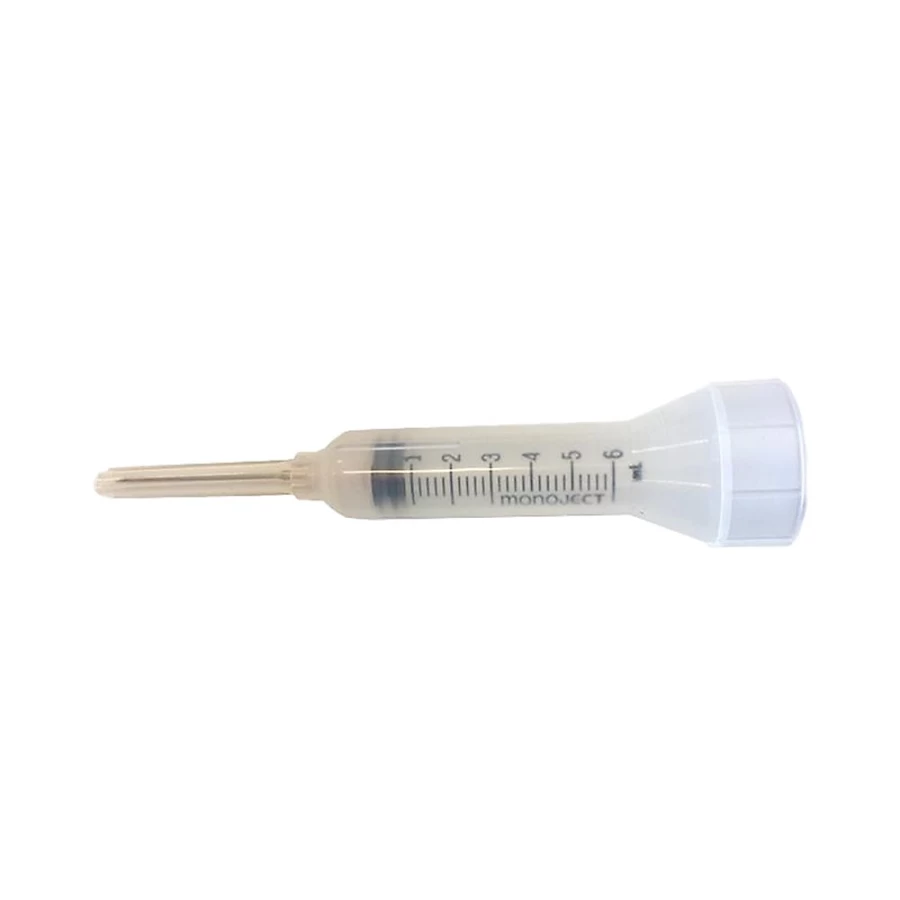 PetSmart 6ml Disposable Syringes with 20G 1.5 Inch Needles - Sterile Single-Use Syringes for Medical & Veterinary Use